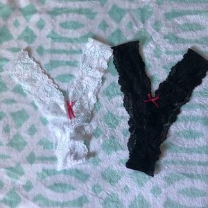 Black & White Panty Set